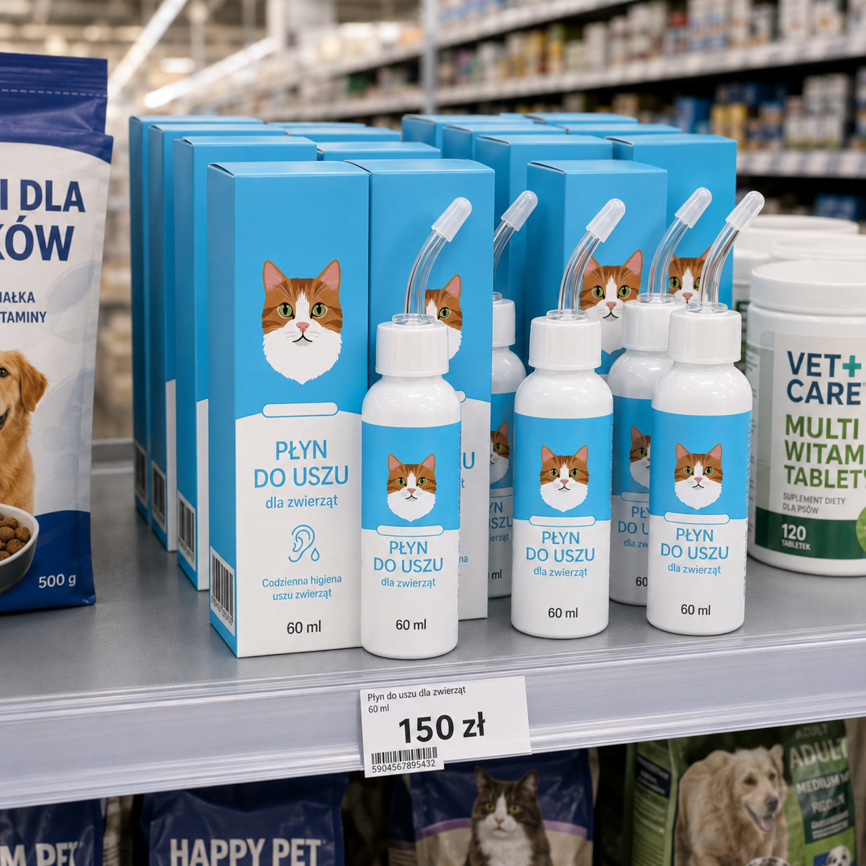 🔥 Dzisiaj RABAT 50% | CureVivo® Środek do czyszczenia uszu dla psów i kotów 👩‍🔬Delikatna naturalna pielęgnacja uszu z ekstraktami roślinnymi 🍕-7292