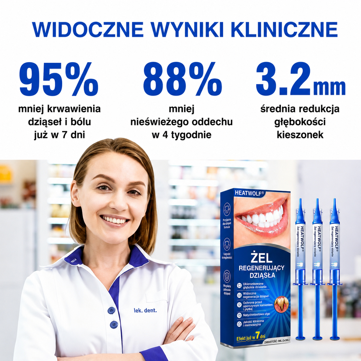 🇵🇱👨‍⚕️✅🦷HEATWOLF® GumRevive Żel naprawczy przy paradontozie🍔