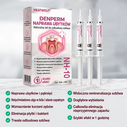 HEATWOLF® DenPerm Żel do wypełniania ubytków zębowych i regeneracji naturalnego szkliwa zębów