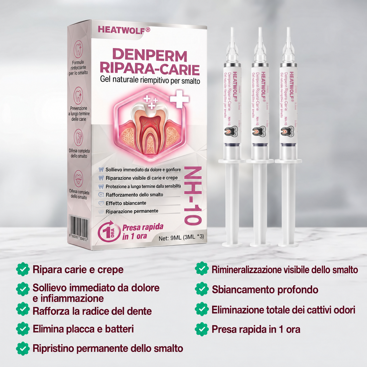 🇺🇸Rolimey® DenPerm Cavity-Repair Natural Enamel Filling Gel