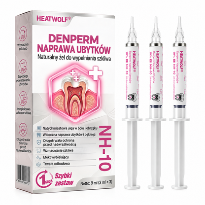 HEATWOLF® DenPerm Żel do wypełniania ubytków zębowych i regeneracji naturalnego szkliwa zębów