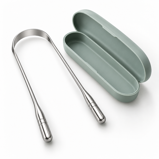 Raschietto linguale in acciaio inox